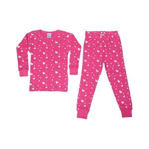 Baby Steps Pink Heart Pajama Set